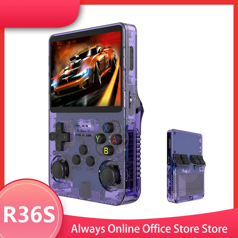 

R36S NEW Retro Handheld Video Game Console Linux System 3.5 Inch IPS Screen Portable Pocket Video Player 64GB/128g Games