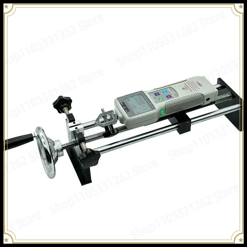 Push-pull Gauge Test Stand Horizontal Hand-cranked Tension Gauge Seat Experimental Testing Device Spiral Machine Bracket