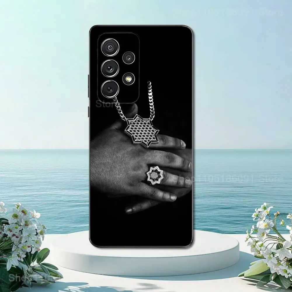 D-Dellafuente – coque de téléphone Singer F-FC, étui noir en Silicone souple pour Samsung S22,S21,S20,S10,S9,S24,S23,Ultra,FE,Plus,Lite