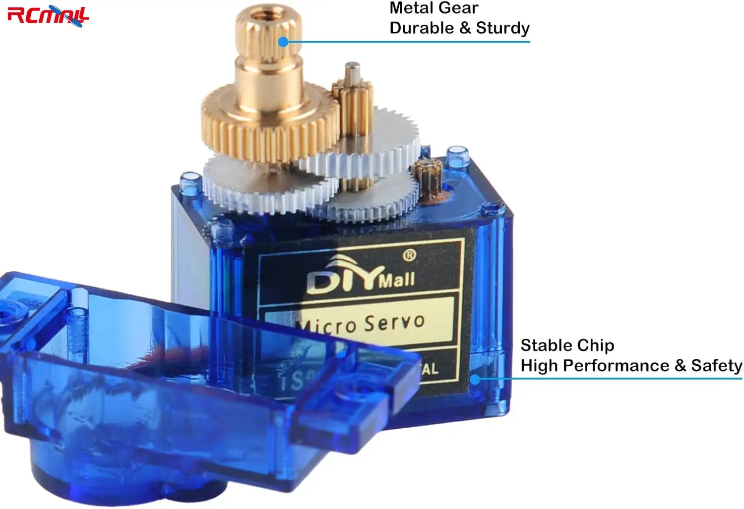 2 pçs ts90md mini servo digital engrenagem de metal completa rotação contínua de 360 graus micro servo para helicóptero avião robô carro