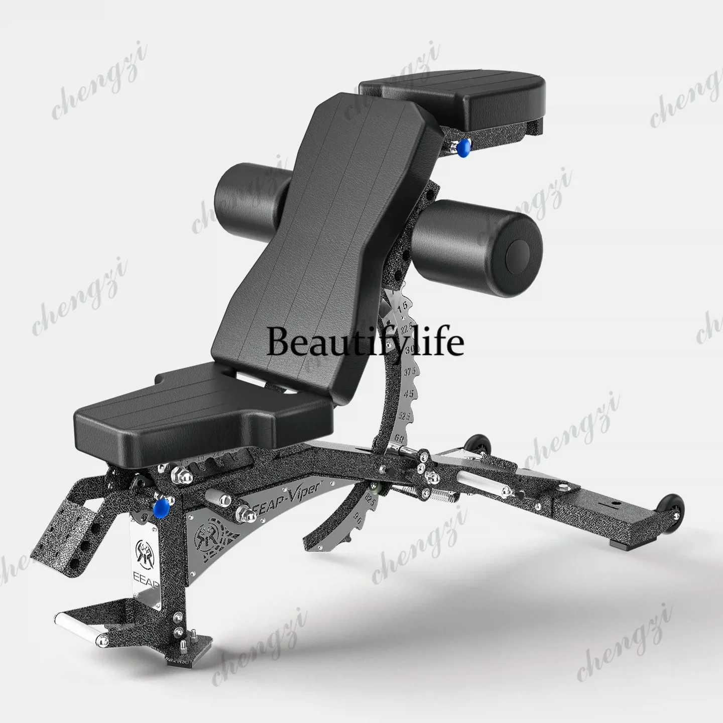 Three-stage adjustable dumbbell bench, dragon spine bench bench, commercial multifunctional home fitness squat bench