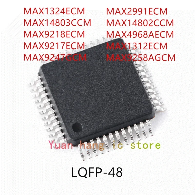 

10PCS MAX1324ECM MAX14803CCM MAX9218ECM MAX9217ECM MAX9247GCM MAX2991ECM MAX14802CCM MAX4968AECM MAX1312ECM MAX9258AGCM IC