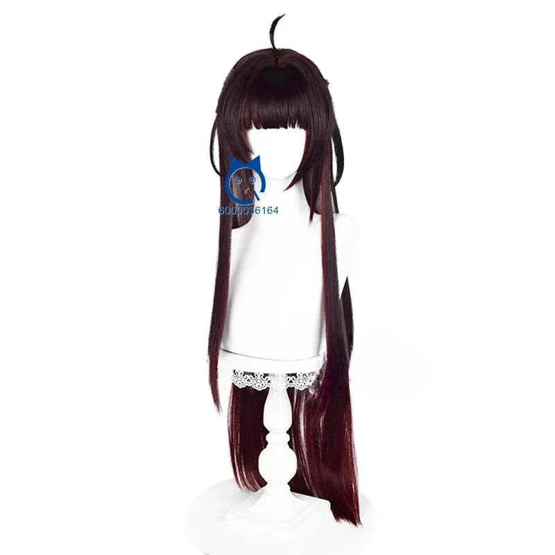 هونكاي ستار السكك الحديدية Lingsha شعر مستعار تأثيري حفلة الهالوين للرجال والنساء أنيمي معرض الدعامة البني التدرج الشعر الطويل sk;m1