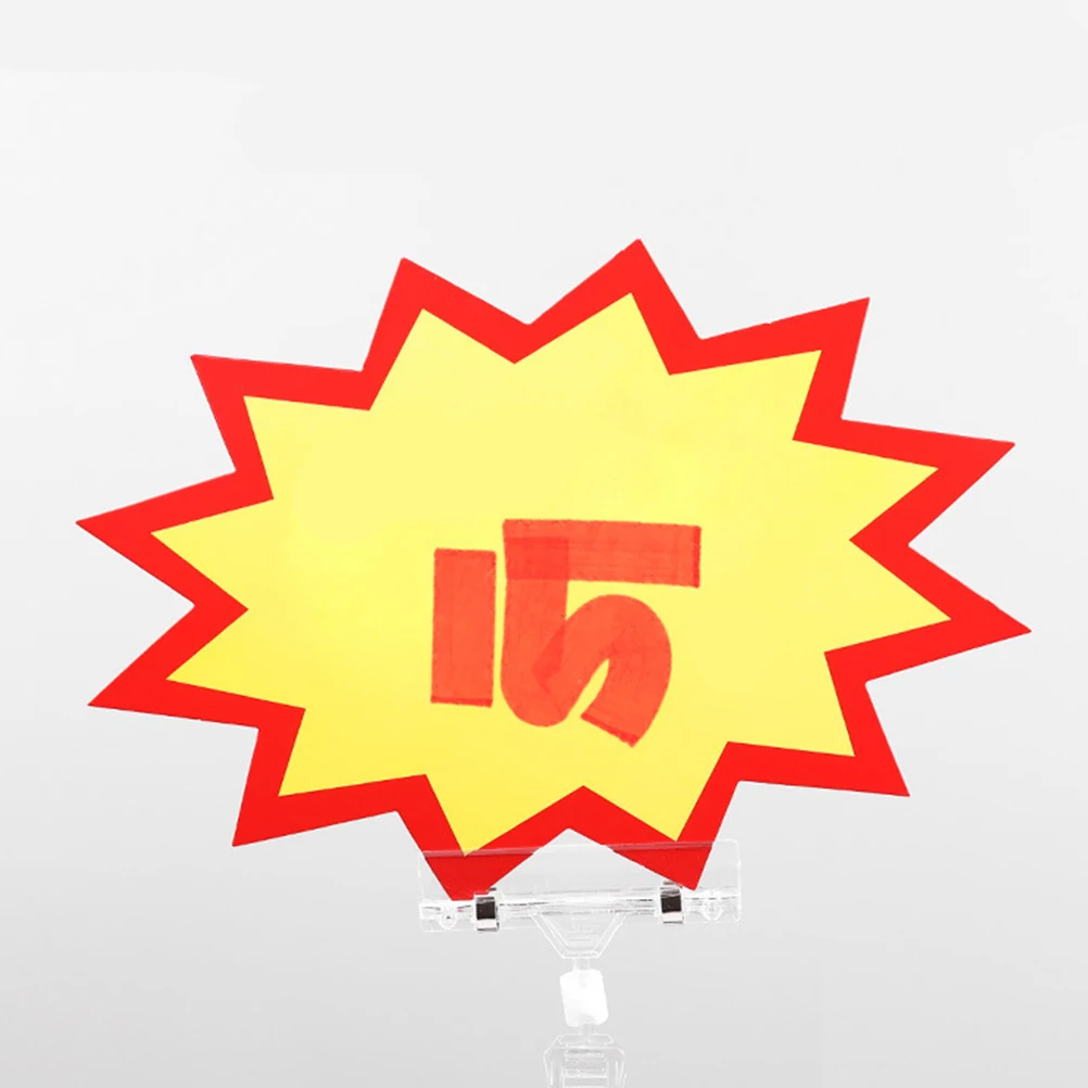 

100 Pcs Price Tag Craft Removable Special Retail Signs Grocery Label for Goods Paper