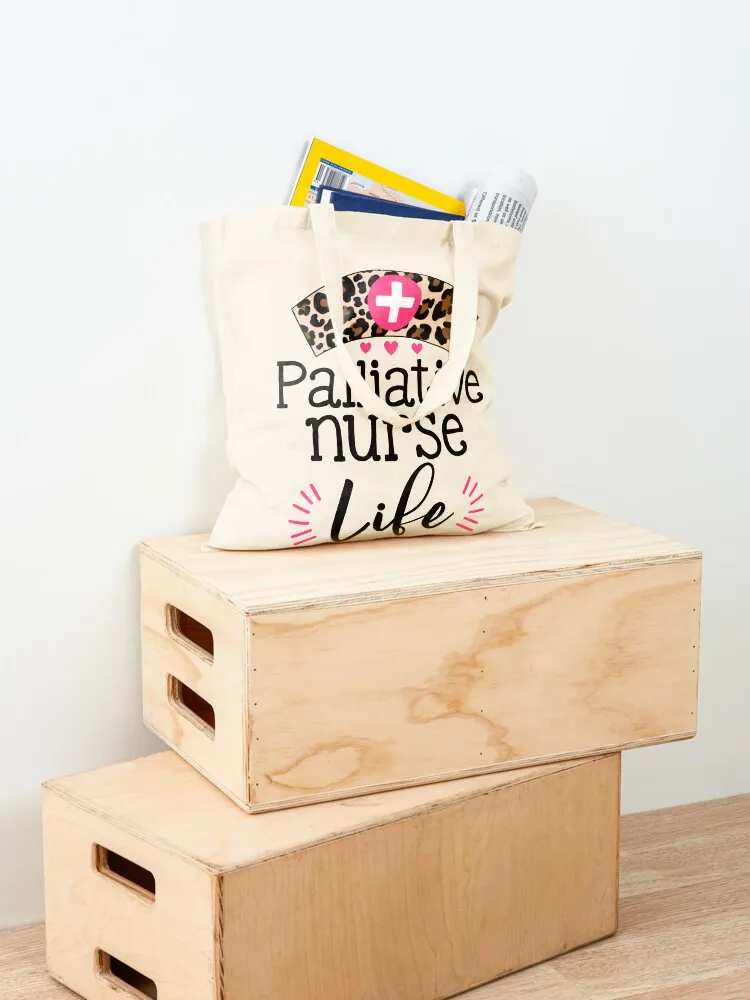 Hospice palliative Nurse nursing gift RN medical stethoscope heart healthcare Tote Bag Canvas bag Candy bags Eco bag