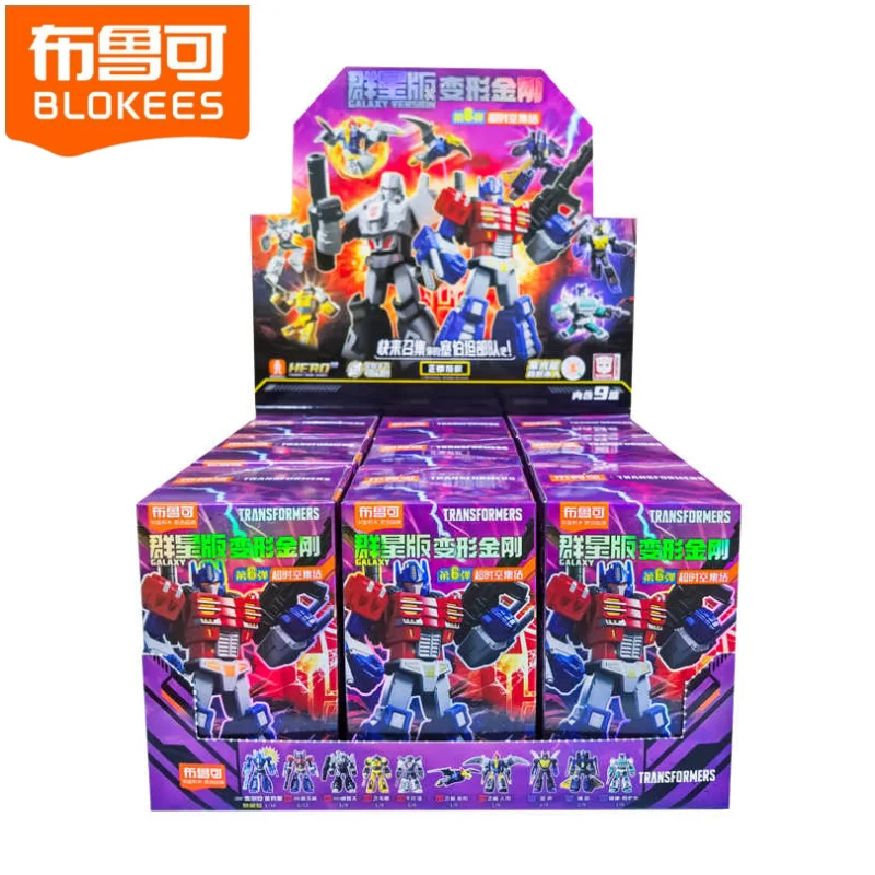 Neue Blokees Transformers Vol.6 Blind Box Animationsfilme Peripheriespielzeug Idw Megatron Swoop Bewegliches Modell Figurensammlung Geschenk