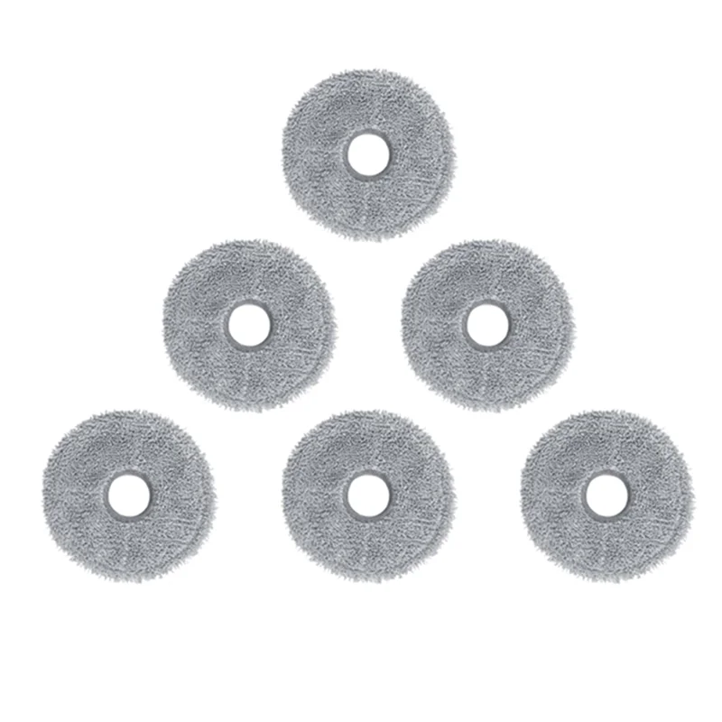 6Pcs for Xiaomi Mijia 3S B108CN Robot Vacuum Cleaner Mop Pad Spare Parts Accessories