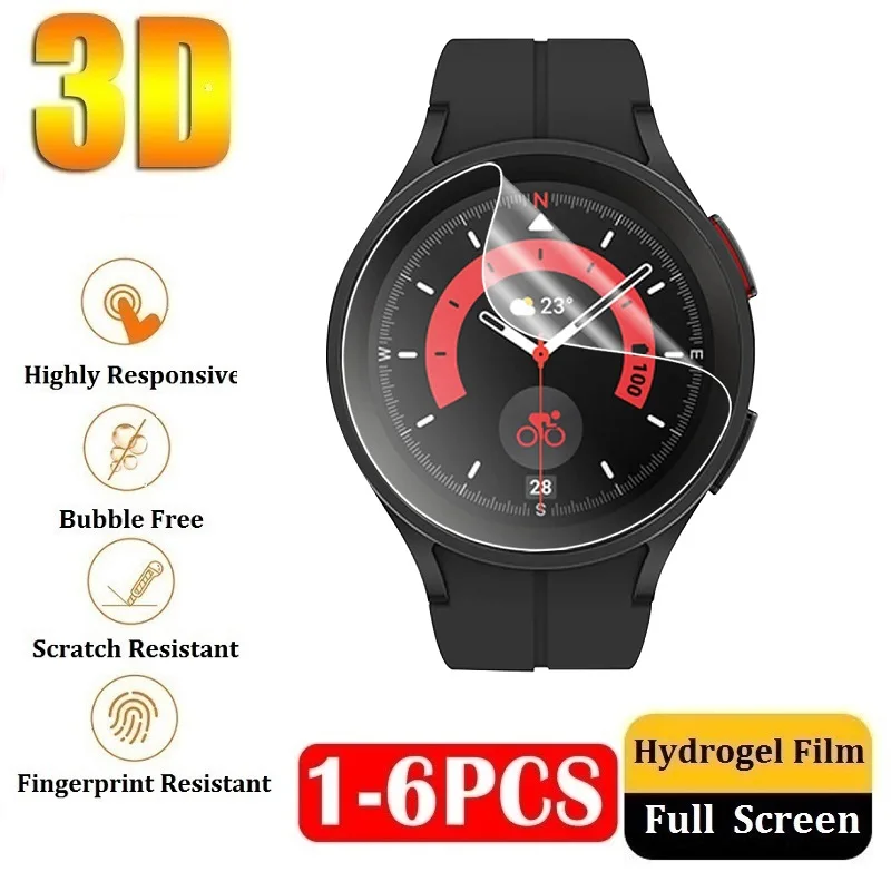 

For Samsung Galaxy Watch 5/5 Pro Screen Protector Protective Film for Samsung Watch 5 44mm 40MM/5 Pro 45MM Hydrogel Film Foil