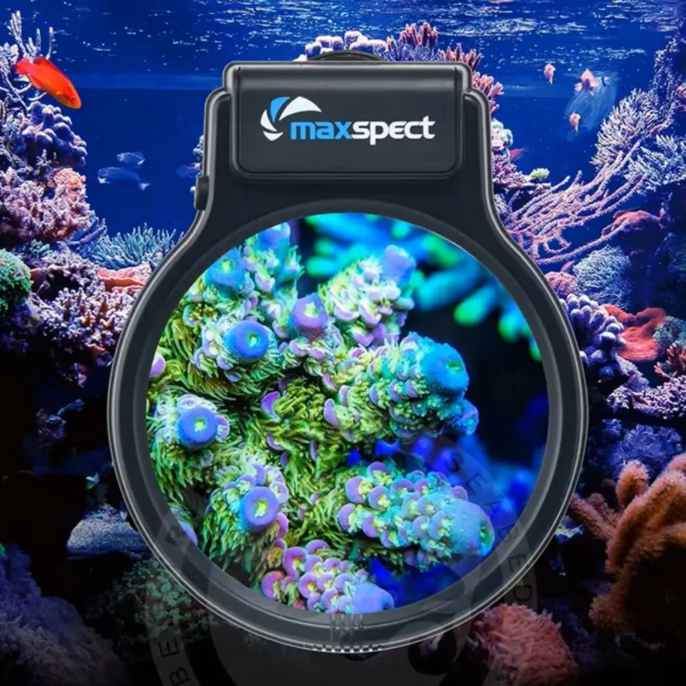 NEW Plus Aquarium Fish Tank Flipper DeepSee Magnified Viewer 3/4 Times Optical Magnification To Display Coral Fish Decoration