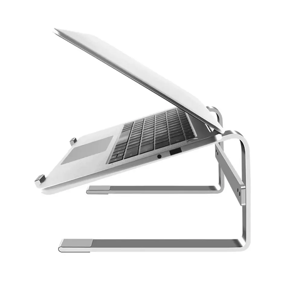 Universal Double Layer Laptop Stand Ventilated Iron Notebook Riser Universal Base Detachable Mount Computer Stand Space Saving