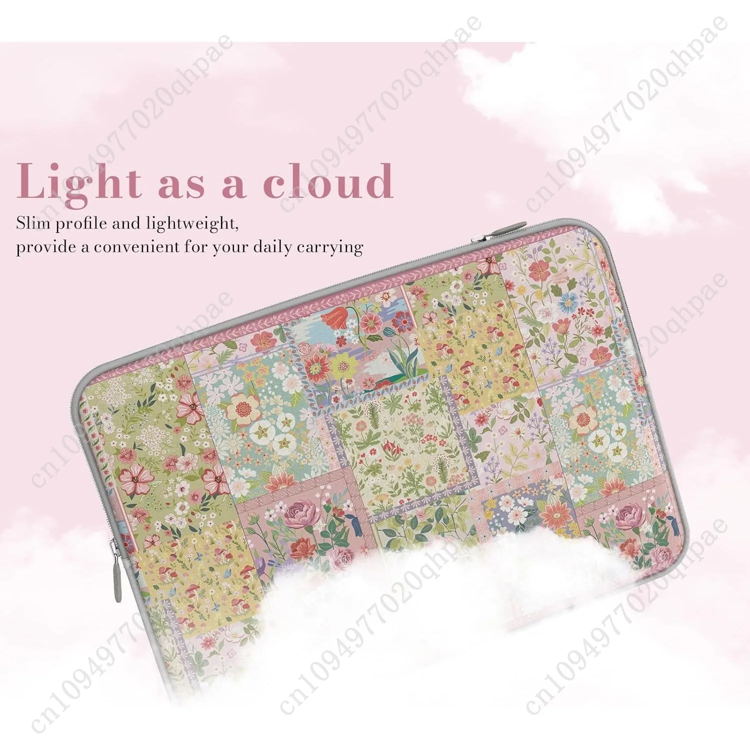 حافظة كمبيوتر محمول iCasso مقاس 13 بوصة لجهاز MacBook Air 13-13.6 بوصة M3/M2/M1، حافظة كمبيوتر محمول لطيفة لجهاز MacBook Pro مقاس 13 بوصة، حماية نحيفة