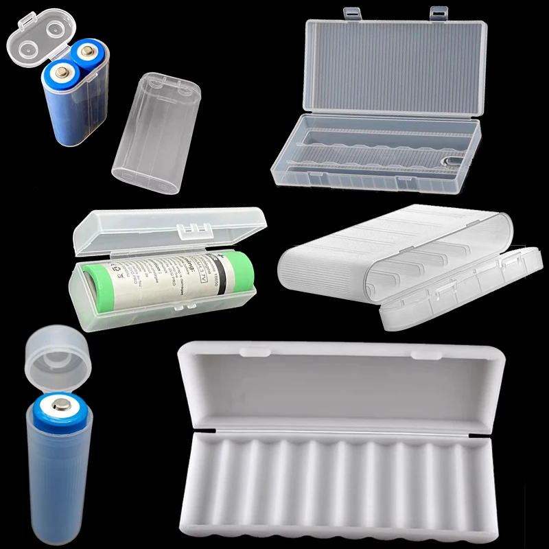 18650 lithium battery storage box rechargeable battery protection box sorting box storage plastic parts box