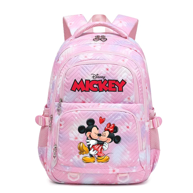 Disney Mickey Minnie Mouse Boys Girls School Backpack For Teenage Youth Girls Student Kids Rucksack Laptop Books Bag Mochila