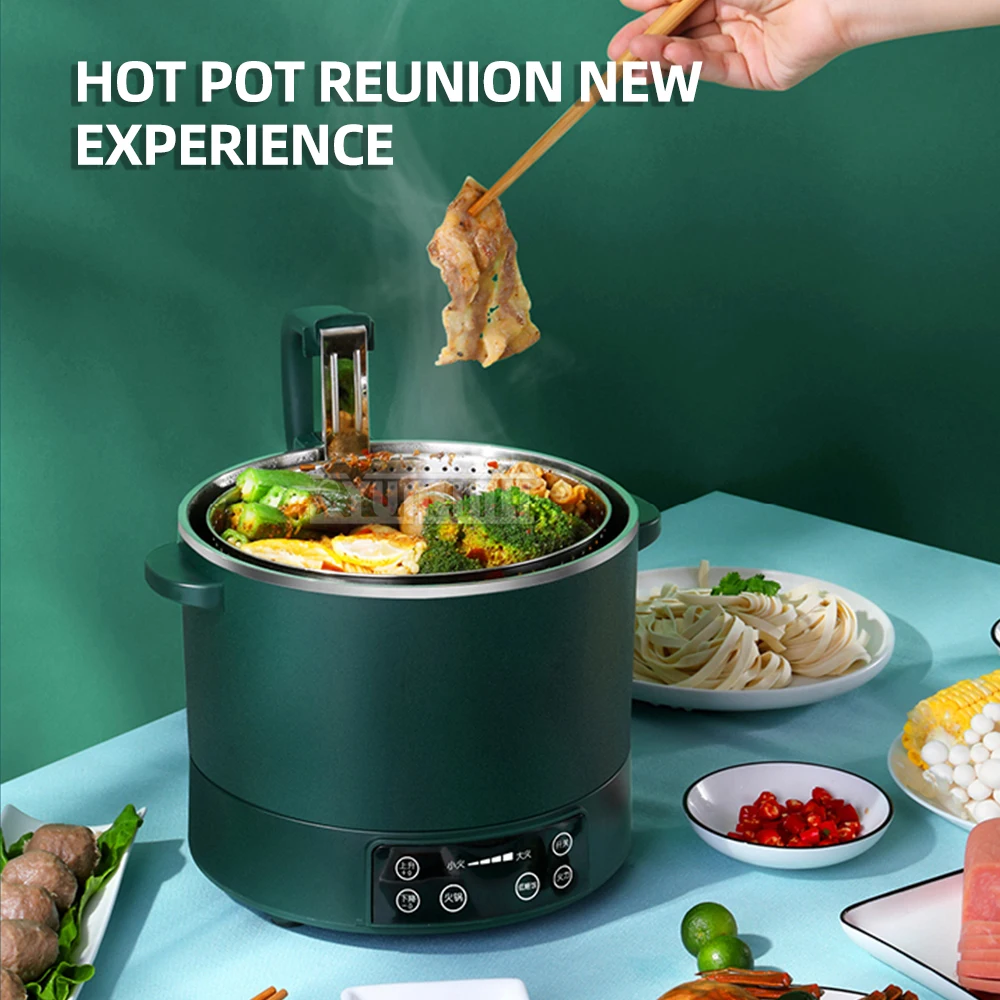 Electric Rice Cooker Automatic lifting Hot Pot Household Intelligent Low Sugar Electric Pan Multi-Purpose Cooking Pot