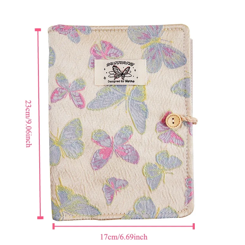 Colorful Butterfly Photo Album with Embroidery Cover 160 Pockets Collection Book Colorful Family Polaroid Album New Arrival 2024