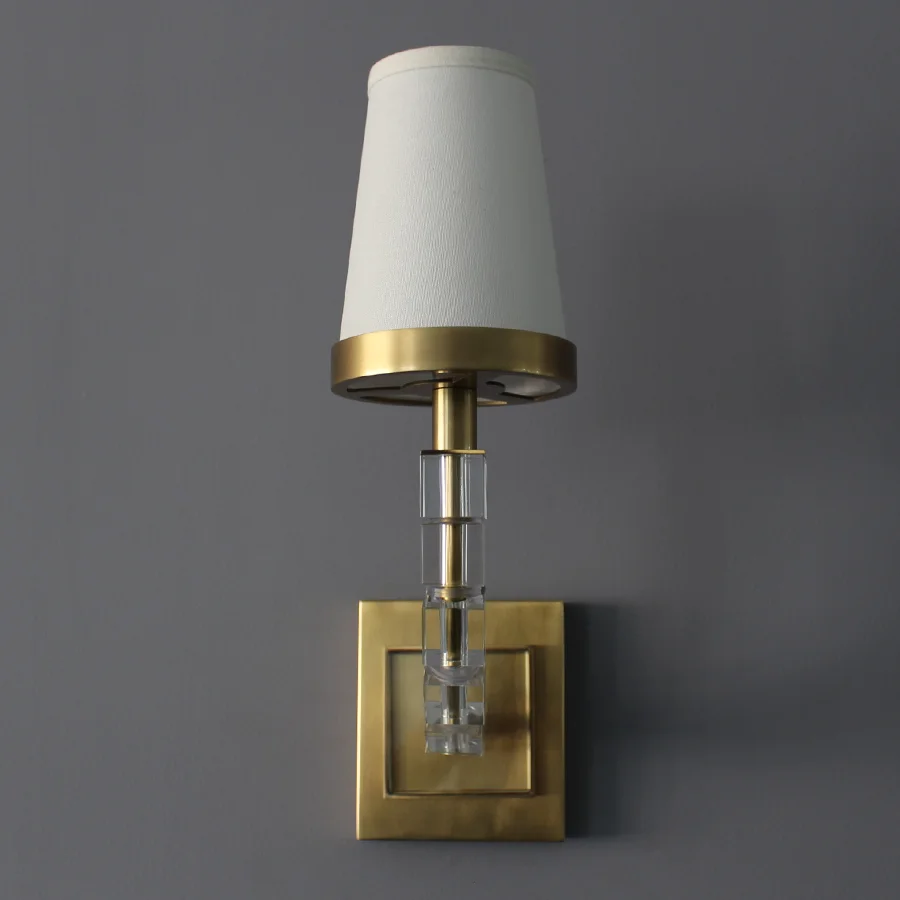 Outdoor Lighting Brass - One Hao Moderne Dekorative Messing-Wandleuchte Schwarz