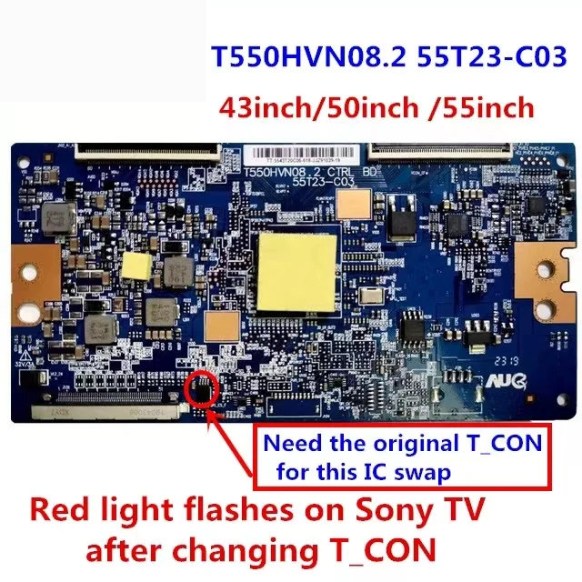 

For Sony logic board T550HVN08.2 CTRL BD 55T23-C03 43-55 KDL43W800C