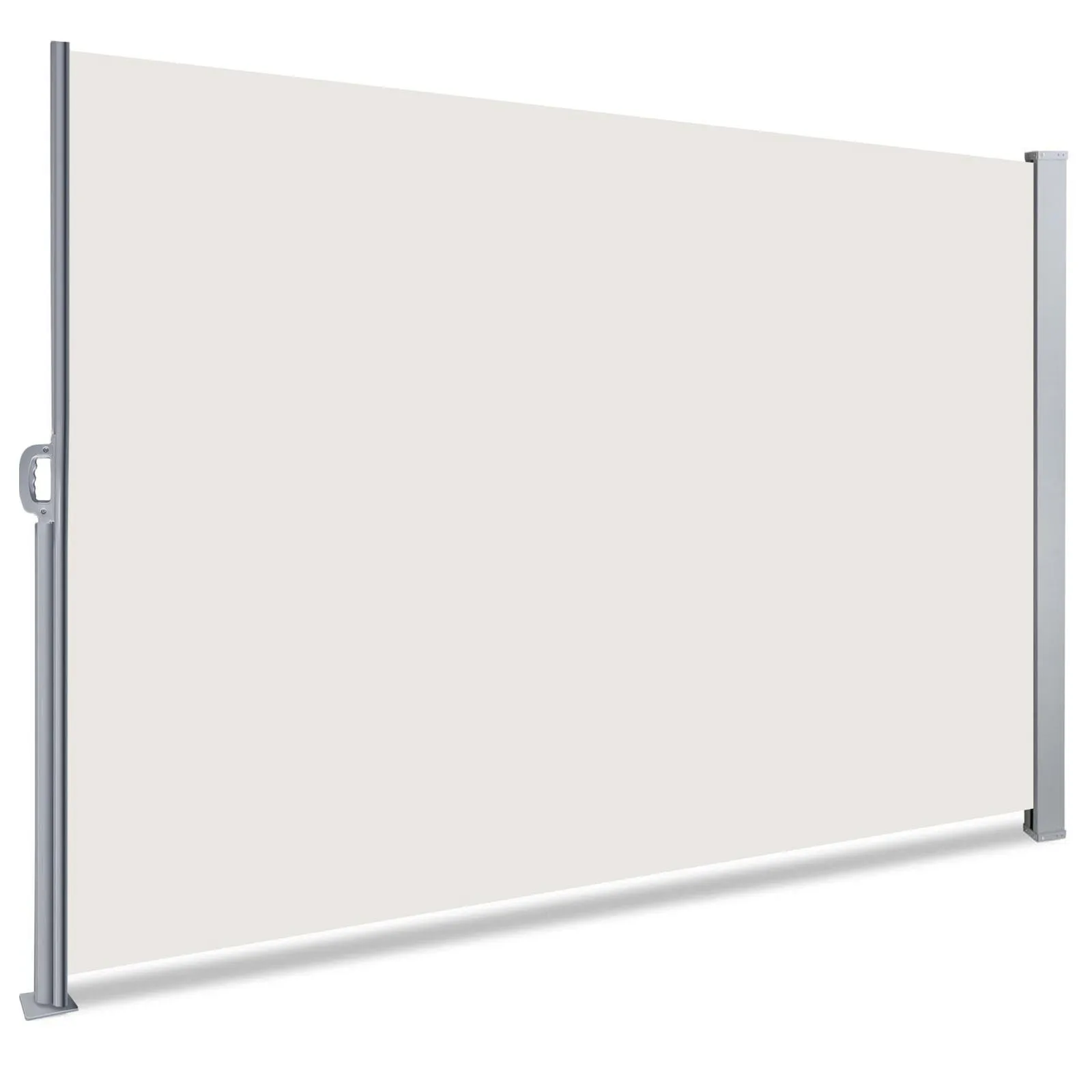 

Modern Outdoor Aluminum Alloy Frame Retractable Awning Polyester Sail Hand-Pulled Side-Pull Screen for Patio Space Manual