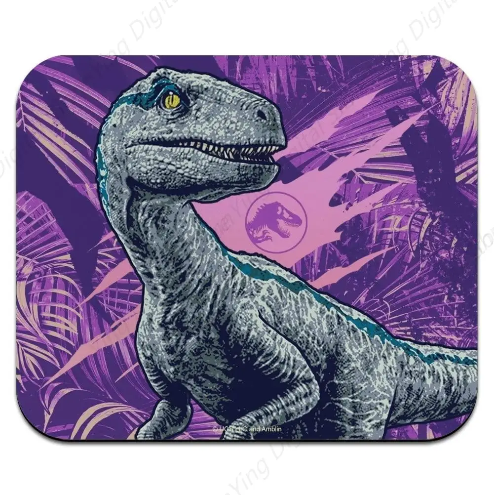 

Jurassic World Dinosaur Cool Mouse Pad Suitable For Rubber Home Office Desktop Laptop Non Slip Mouse Pad 18*22cm