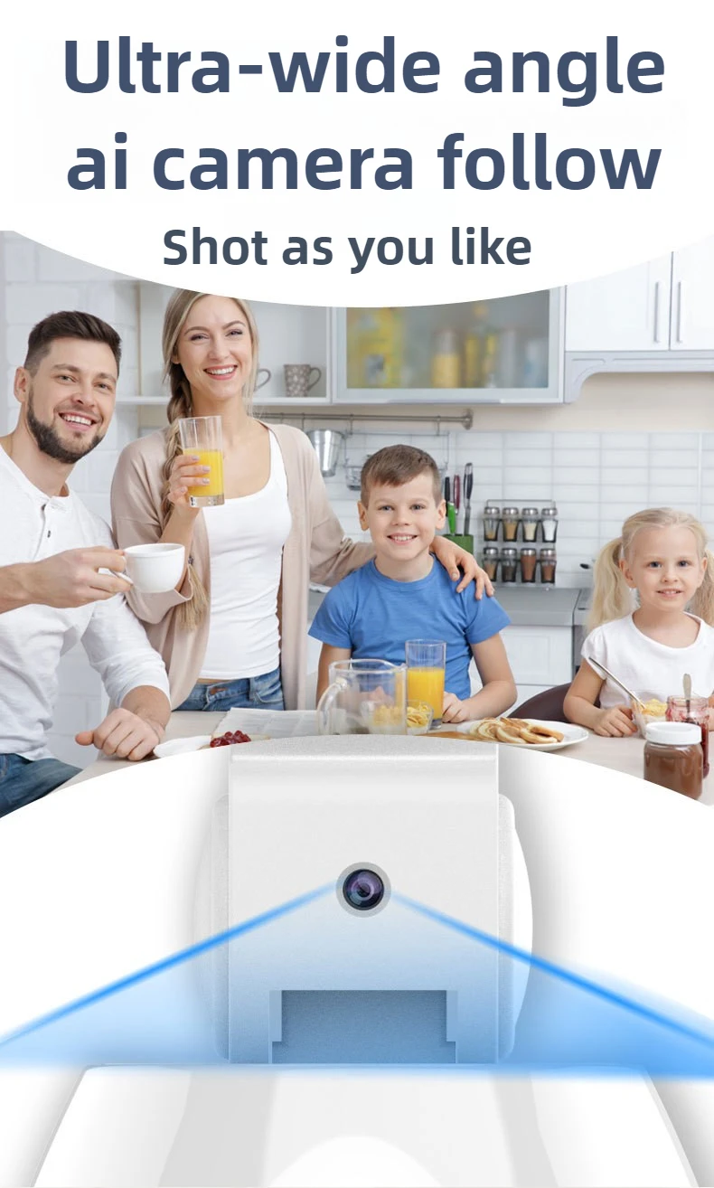 New 360 Rotation Auto Tracking Shooting Gimbal AI Camera Recognition Body Face Track Intelligent Follow Live Shoot Phone Stand