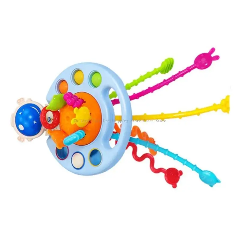 여행 및 가정용으로 이상적인 모터 연습을위한 밝은 플라스틱 감각 장난감