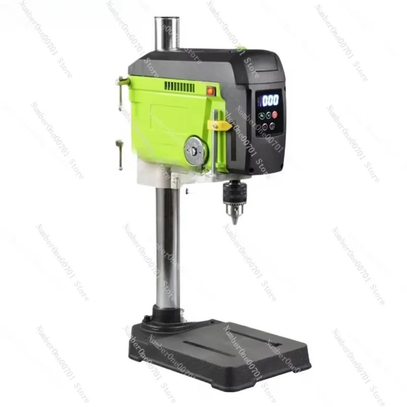 Mini Bench Drill BG-516809 Brushless Motor High Torque Low Noise, Laser Positioning, Work Light, Speed Memory Drilling Machine
