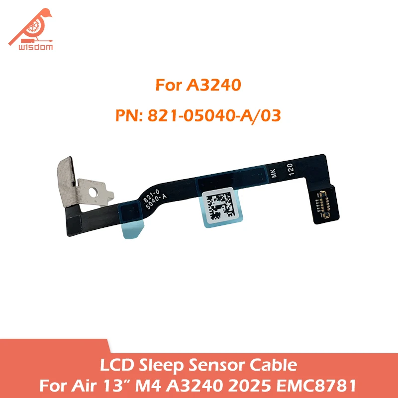 

Ноутбук A3240 ЖК-кабель для сна 821-05040-A для Macbook Air 13 дюймов M4 a3240, датчик угла крышки, замена гибкого кабеля 2025 EMC 8781