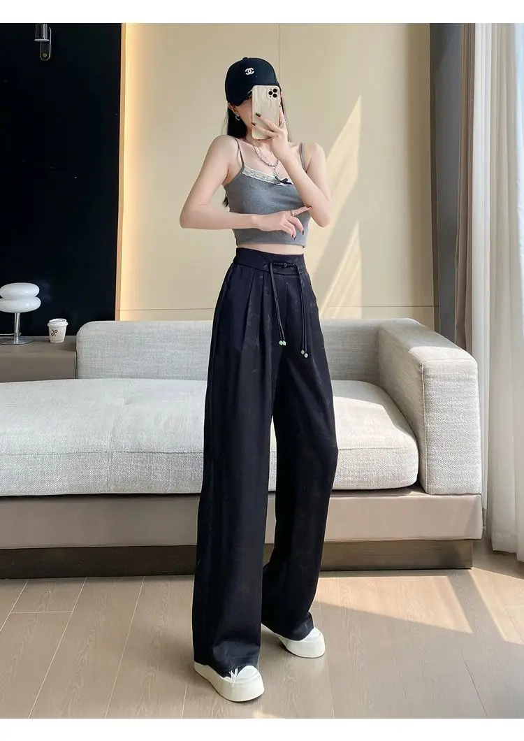

new spring summer fashion casual plus size brand female women girls straight pants
