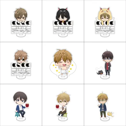 Anime Dakaretai Otoko 1-i ni Odosarete Imasu Cosplay JYUNTA AZUMAYA TAKATO SAIJYO Acrylic Figure Stand Model Christmas Gifts