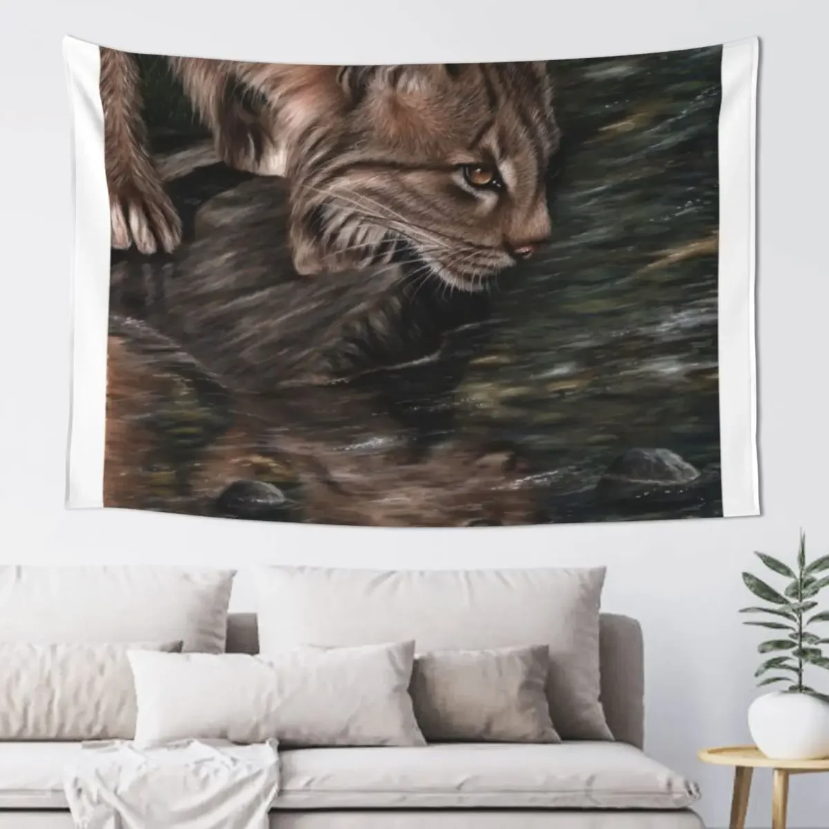 

Lynx Tapestry Room Decoration Aesthetic Outdoor Decor On The Wall Tapestry