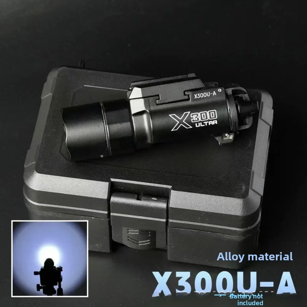 X300 Ultra X300U-A Alloy Under Rail Flashlight Adjustable 20mm Rail Mini LED Torch Outdoor Game Model Lighting Accessory