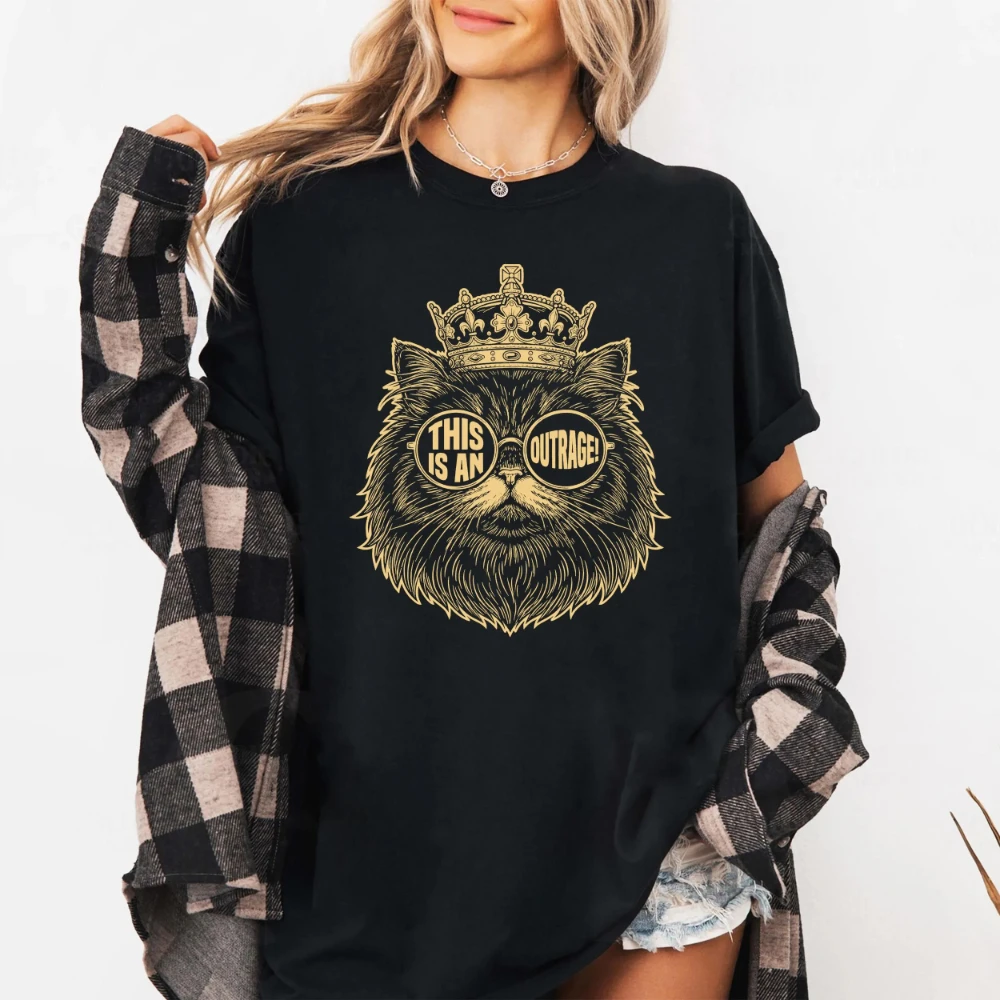 Princess Donut Tee This Is An OUTRAGE T Shirt Dungeon Crawler Carl Matt Dinniman Bookish Merch Fan Gift Unisex All-Season