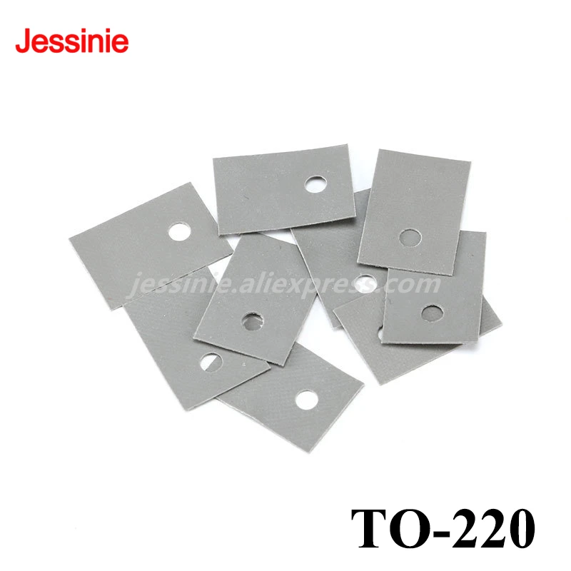 100pcs/5pcs TO-220 TO-3P Isolated Silicone Pad Sheet Strip Heat Sink Shim 25mmx20mm 19MMx14MM
