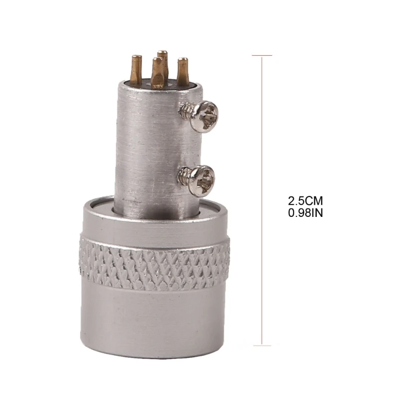 Conector de enchufe de Tonearm de tocadiscos tipo SME, Pin chapado en oro de 24K, envío directo