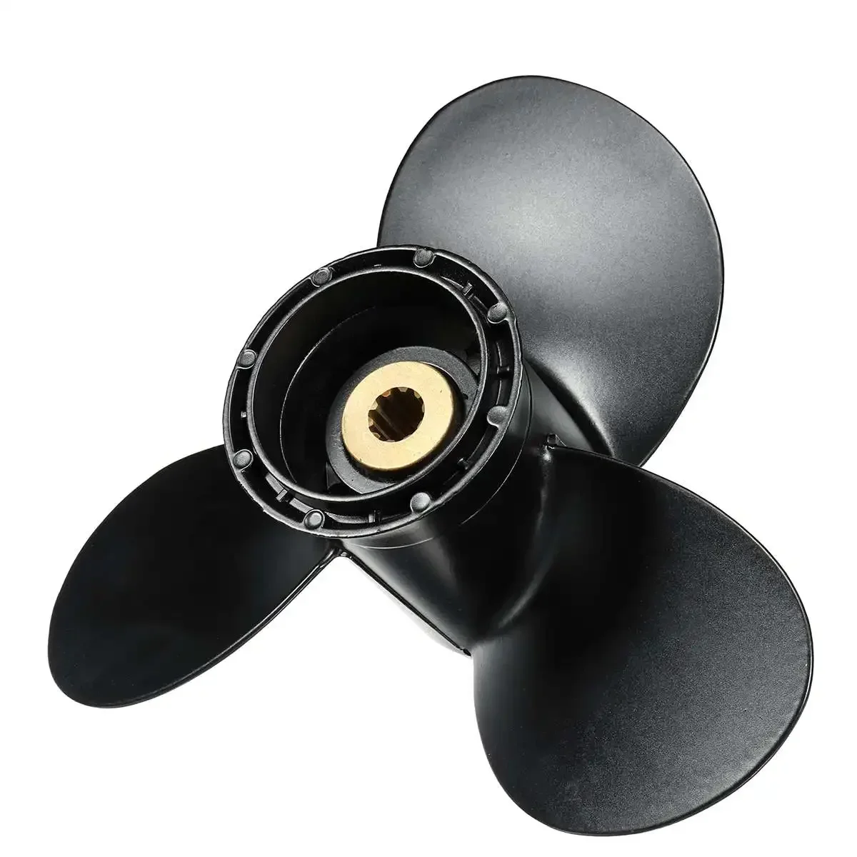 

Boat Outboard Propeller Fit For Suzuki 8-20HP 58100-93723-019 9 1/4 x 9 Aluminum Alloy 10 Spline Tooth Marine Propeller