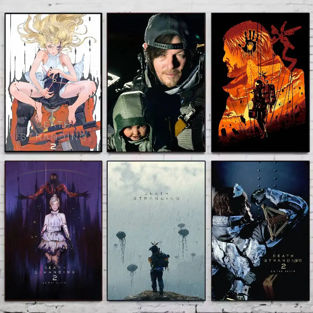 New Video Game Death Stranding 2 On the Beach Poster Painting Poster With Prints Home Gaming Bedroom Living Room Decoration