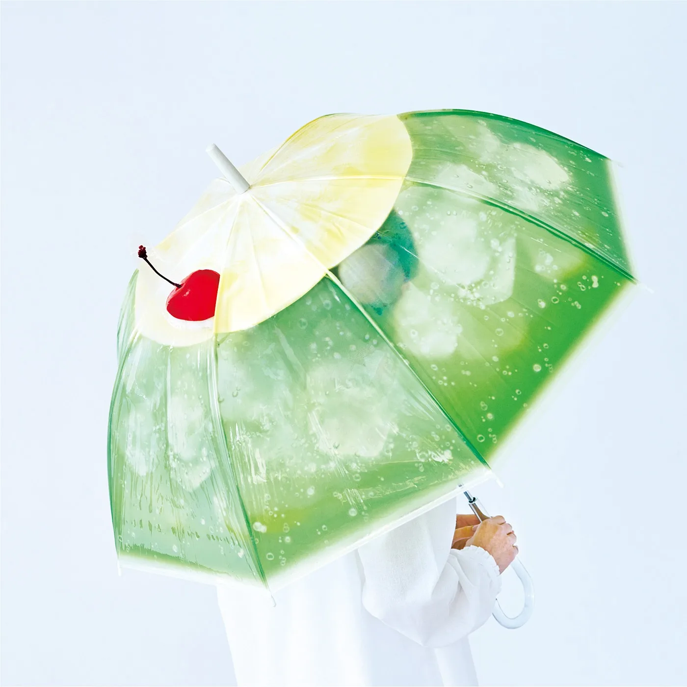 Limited Time Group: Japanese Genuine Finrich Dream YOU+MORE Cream Soda Soda Clear Umbrella