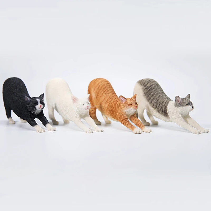 

In Stock Jxk 1/6 Lazy Cat Model Cat Pet Periphery Orange Cat Handmade Desktop Ornament High End Gift Doll