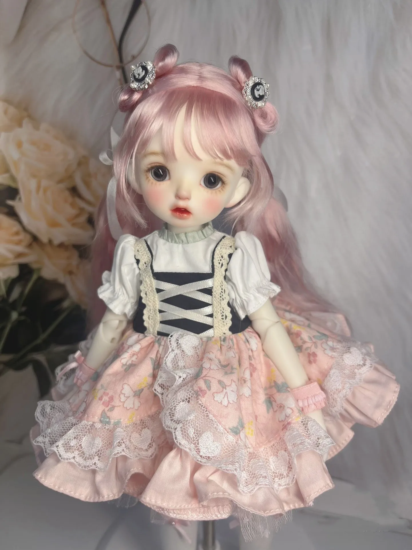 

Silk Headband MSD MDD Doll Hair, 1/4 1/6 BJD Styling Mohair Wig 1 Piece