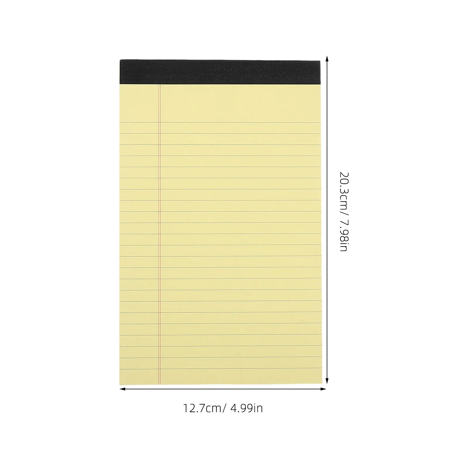6Pcs A5 Lined Tear-Off Notepad Compact Pocket-Sized Memo Pad for Office School Daily Planning Task Organizer Ruled Writing Pad