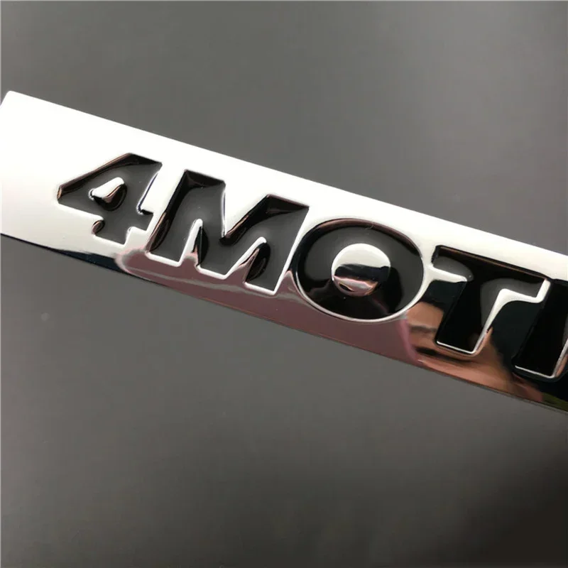 3D Metal 4 MOTION Logo 4motion Emblem Car Trunk Badge Decal For Volkswagen GOLF Polo Tiguan Jetta 4 Motion Sticker Accessories