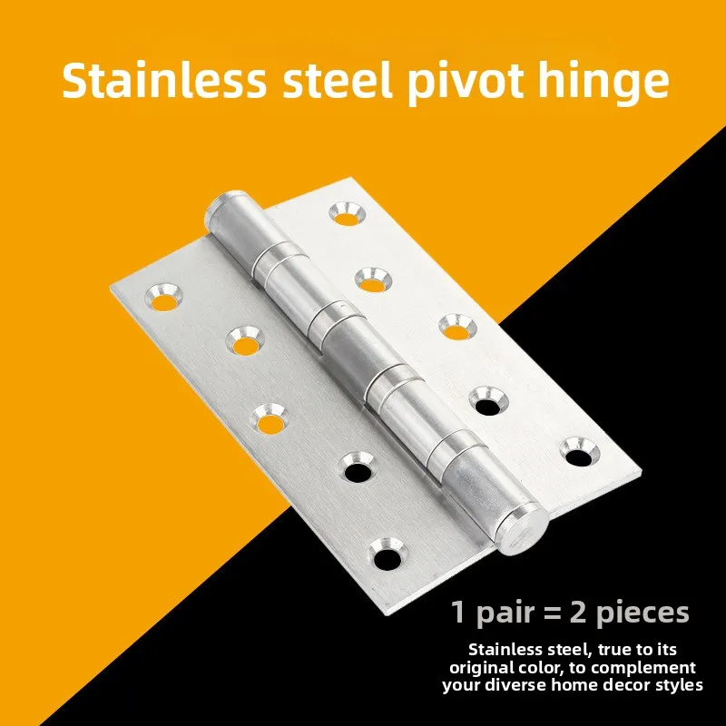Stainless Steel 304 Hinge 5 Inch Thickened Cabinet Doors and Windows Casement Hinge Home Improvement Hardware Accessories