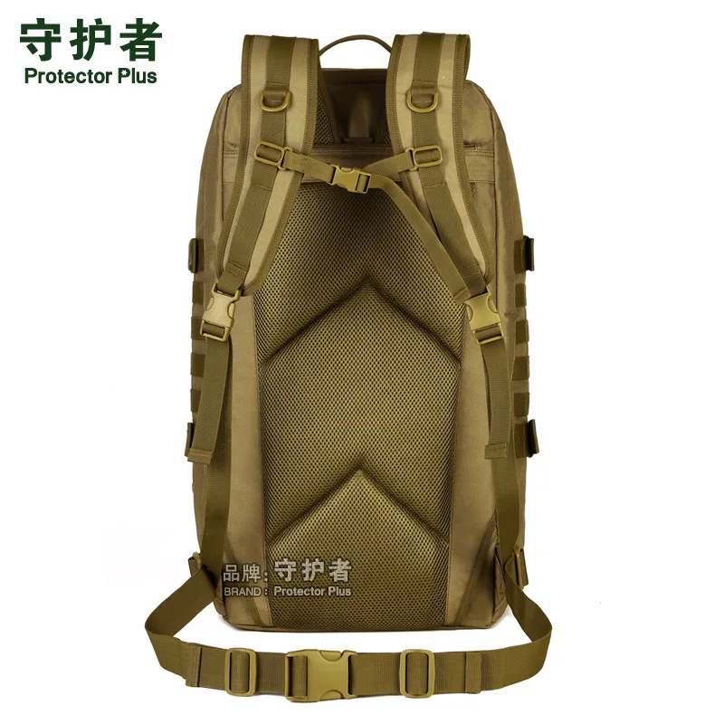 60L Multi-purpose Hiking Backpack Large Capacity Travel Camping Luggage Backpack Outdoor Waterproof Nylon Tactical Bag