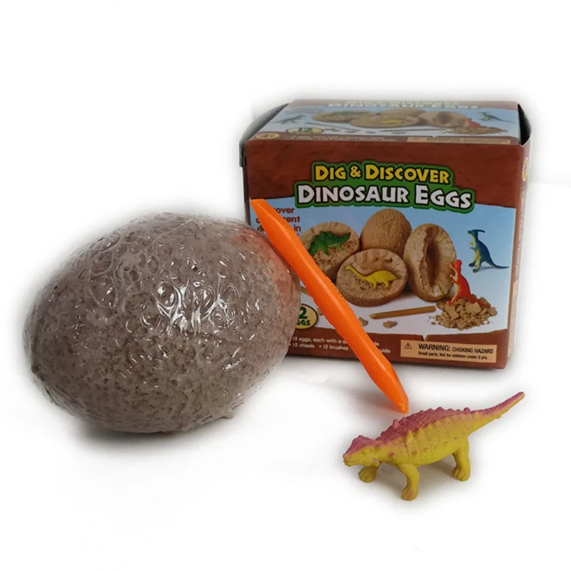 Simulation Dinosaur Egg Archeological Excavation Toy Dinosaur Model Decoration Children'S Exploration Toy For Over 6y Children