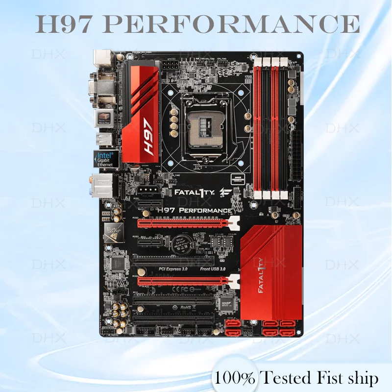 32GB LGA 1150 DDR3 ATX H97 Mainboard For Asrock H97 Performance Motherboard 100% Tested Fully Work be shipp quickly DH