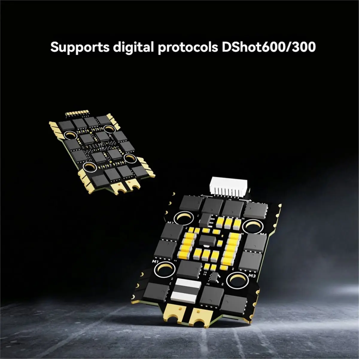 60A 4-in-1 6S 32-Bit ESC Supported DShot600/300 BL32 Firmware for RC FPV Drone