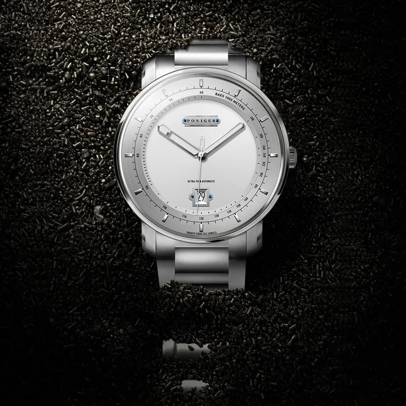 PONIGER Top Brand Design 2025 New Luxury Men's Watch Japanese Automatic Movement Watch Sapphire Glass Waterproof Calendar Clock