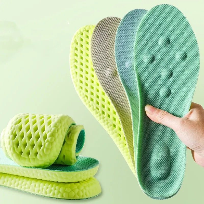 Mint Mugwort Insoles For Men Breathable Sweat-absorbing And Odor-proof Insoles Military Training Barefoot Insoles For Women