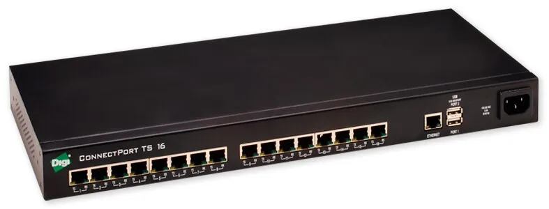 Digi ConnectPort Ts16 serial port server is imported from the United States