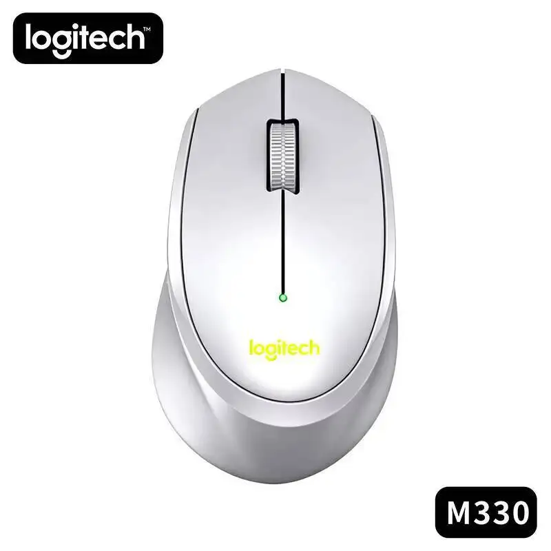 

Logitech M330 Wireless Mouse Silent Click Technology Long Battery Life Up to 24 Months Ergonomic Comfort